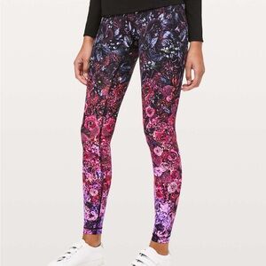 Lululemon Athletica Vibrant Floral Leggings